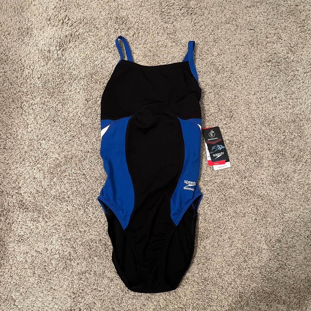 NWT Speedo Endurance+ Flyback Swimsuit Racing Cut; Never worn or used!!!!
